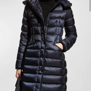 Moncler HERMINE NAVY COAT SIZE 1